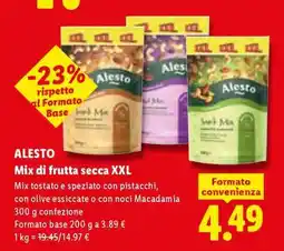 Lidl Alesto Mix di frutta secca XXL offerta
