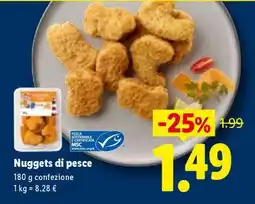Lidl Nuggets di pesce offerta