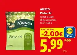 Lidl Alesto Pistacchi offerta