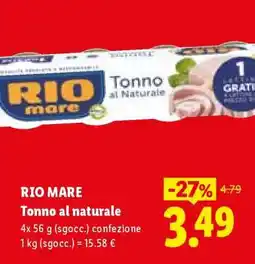Lidl RIO MARE offerta