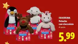 Lidl Favorina Peluche con cioccolato offerta
