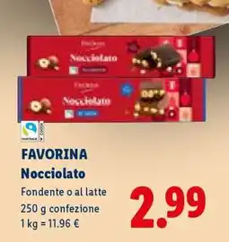 Lidl Favorina Nocciolato offerta