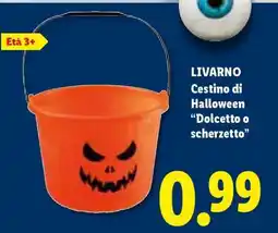 Lidl LIVARNO Cestino di Halloween offerta