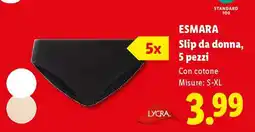 Lidl esmara offerta