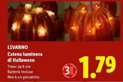 Lidl LIVARNO Catena luminosa di Halloween offerta