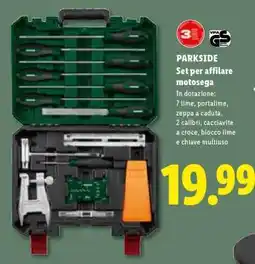 Lidl PARKSIDE Set per affilare motosega offerta