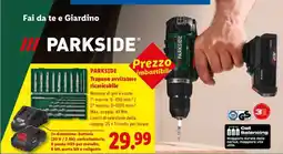 Lidl PARKSIDE Trapano avvitatore ricaricabile offerta