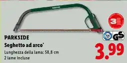 Lidl PARKSIDE Seghetto ad arco offerta
