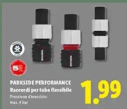 Lidl Parkside Performance Raccordi per tubo flessibile offerta