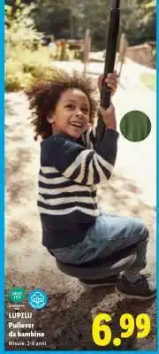 Lidl LUPILU Pullover da bambino offerta