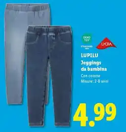 Lidl LUPILU Jeggings da bambina offerta