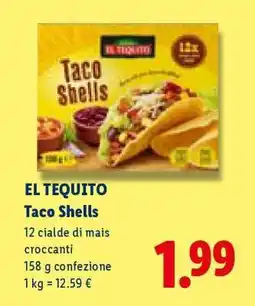 Lidl El Tequito Taco Shells offerta