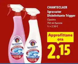 Lidl CHANTECLAIR Sgrassator Disinfettante Trigger offerta