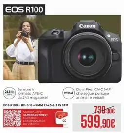 Euronics Canon EOS R100 offerta