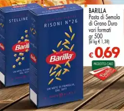 Despar Barilla Pasta di Semola di Grano Duro offerta