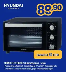 AmiCo Shop Hyundai Forno Elettrico offerta