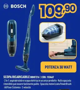 AmiCo Shop Bosch Scopa ricaricabile offerta