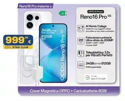 Euronics Tufano Oppo Reno16 Pro 5G offerta