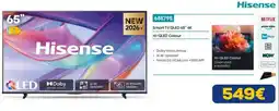 Euronics Hisense 65" QLED 4K Smart TV offerta