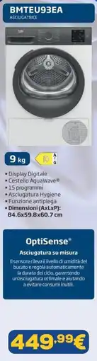 Euronics Beko Asciugatrice offerta