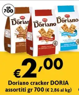 Spak Supermercati Doria Doriano Cracker offerta
