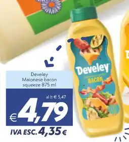 Iper Super Conveniente Develey Maionese bacon squeeze offerta
