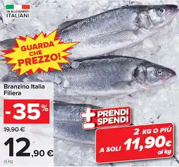 Carrefour Branzino Italia Filiera offerta
