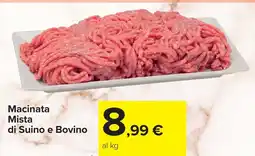 Carrefour Market Macinata Mista di Suino e Bovino offerta