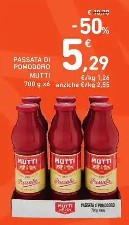 Spazio Conad Mutti Passata di pomodoro offerta