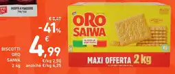 Spazio Conad Biscotti Oro Saiwa offerta