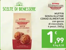Spazio Conad Muffin senza glutine Conad Alimentum offerta