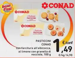 Spazio Conad Pasticcini Conad offerta