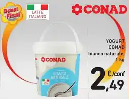 Spazio Conad Yogurt bianco naturale CONAD offerta