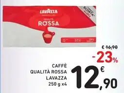 Spazio Conad Caffè Qualità Rossa Lavazza offerta