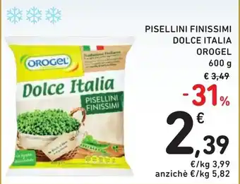 Pisellini finissimi Dolce Italia Orogel