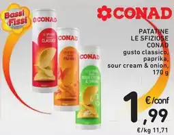 Spazio Conad Patatine le sfiziose Conad offerta