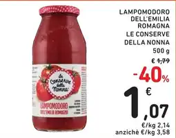 Spazio Conad Le conserve della nonna lampomodoro dell'emilia romagna offerta