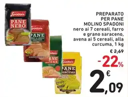 Spazio Conad Preparato per pane Molino Spadoni offerta
