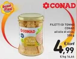 Spazio Conad Filetti di tonno CONAD offerta