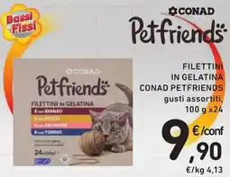 Spazio Conad Conad Petfriends filettini in gelatina offerta