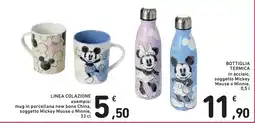 Spazio Conad LINEA COLAZIONE mug in porcellana new bone China offerta