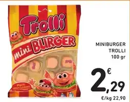 Spazio Conad Mini Burger Trolli offerta