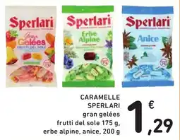 Spazio Conad Caramelle Sperlari gran gelées offerta