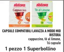 Spazio Conad Capsule compatibili Lavazza a modo mio Ristora offerta
