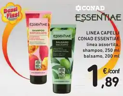 Spazio Conad Conad Essentiae linea capelli offerta