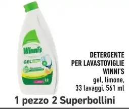 Spazio Conad Detergente per lavastoviglie Winni's offerta
