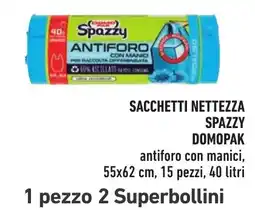 Spazio Conad Sacchetti nettezza spazzy domopak offerta