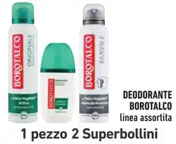 Spazio Conad Deodorante Borotalco linea assortita offerta