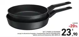Spazio Conad Set 2 padelle Skandik offerta