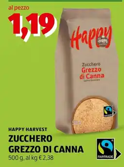 ALDI Happy Harvest Zucchero Grezzo di Canna offerta